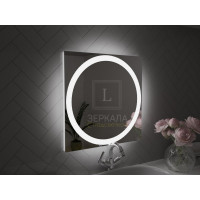 Зеркало в ванную комнату с подсветкой Палермо 60х70 см